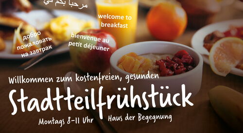 Frühstückstisch, Äpfel, Orangensaft, Müsli