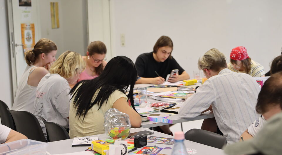Unser STicker-WorkshoP hat gezeigt: Gute Ideen brauchen nur einen Raum