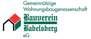 Logo: Links kleines Haus mit roten Dach   daneben der Schriftzug.