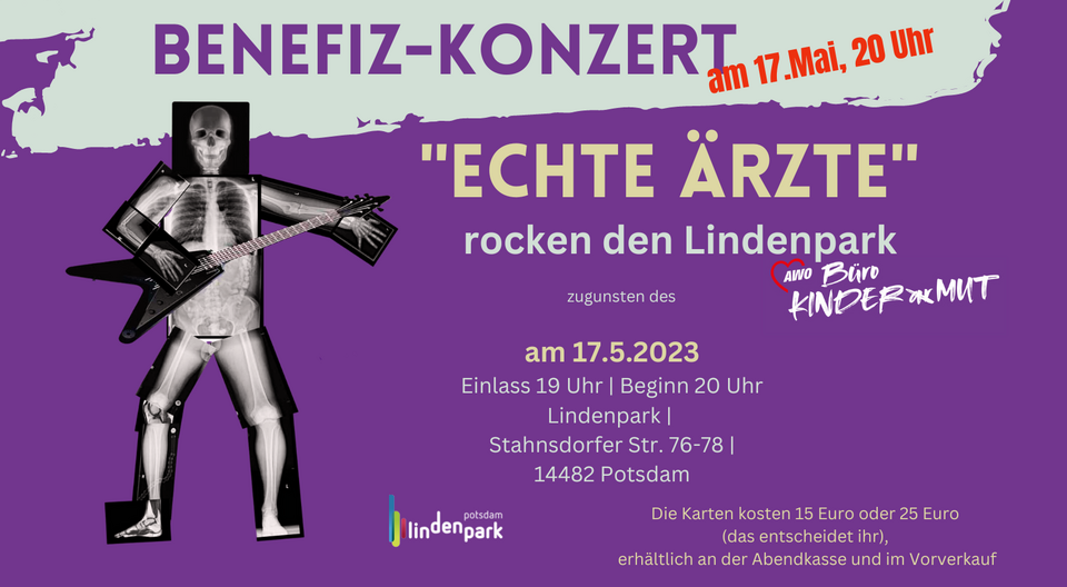Benefiz-Konzert am 17. Mai im Lindenpark