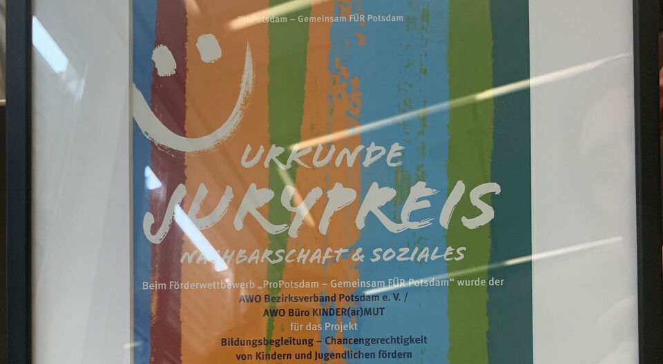 Auszeichnung für die „Bildungsbegleitung“