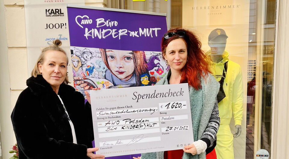 Herrenzimmer spendet 1620 Euro