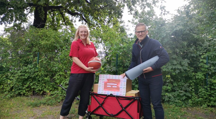 Fanfarenzug Potsdam unterstützt das AWO Büro KINDER(ar)MUT